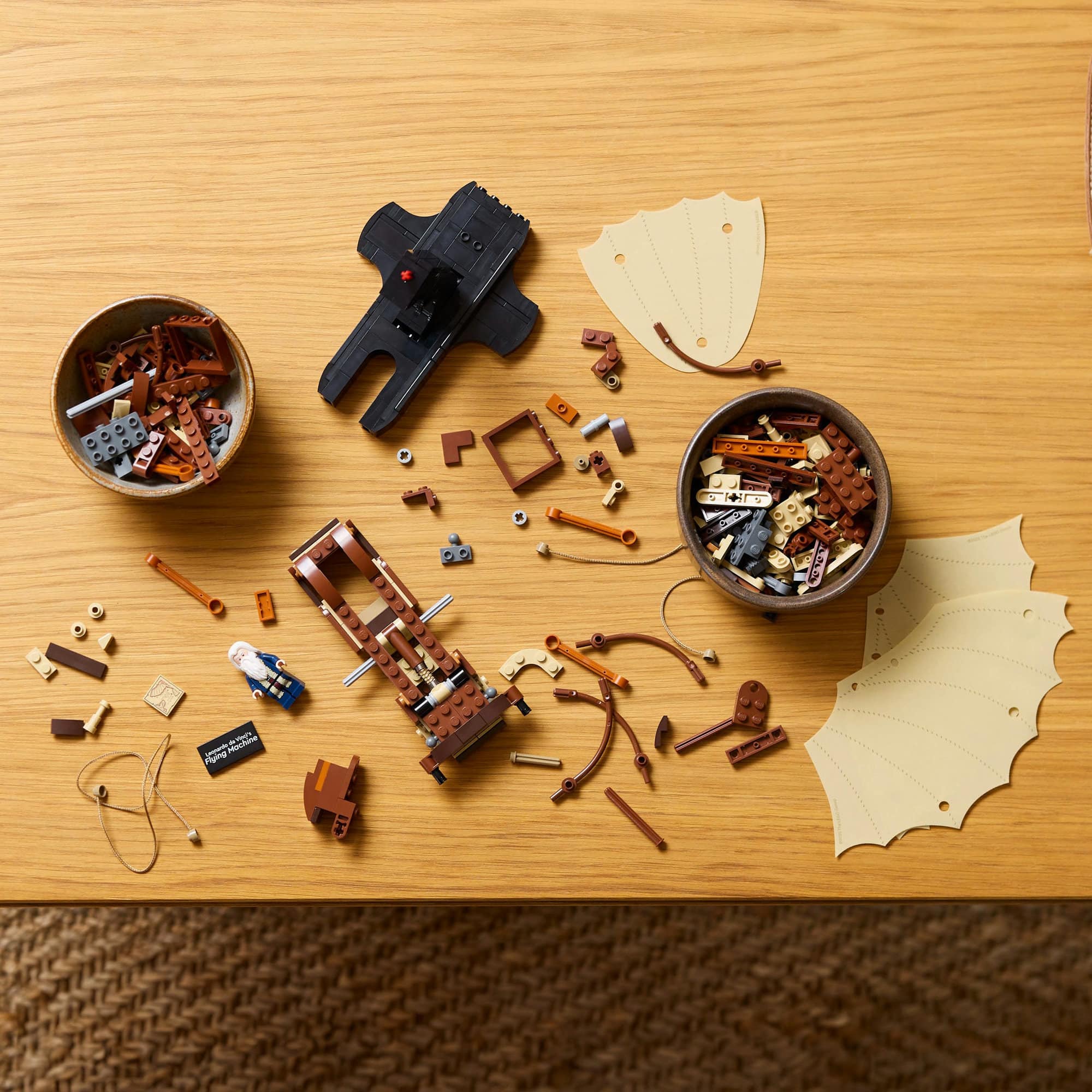 LEGO® Icons Leonardo da Vinci’s Flying Machine Desk Decor Set for Adults 10363